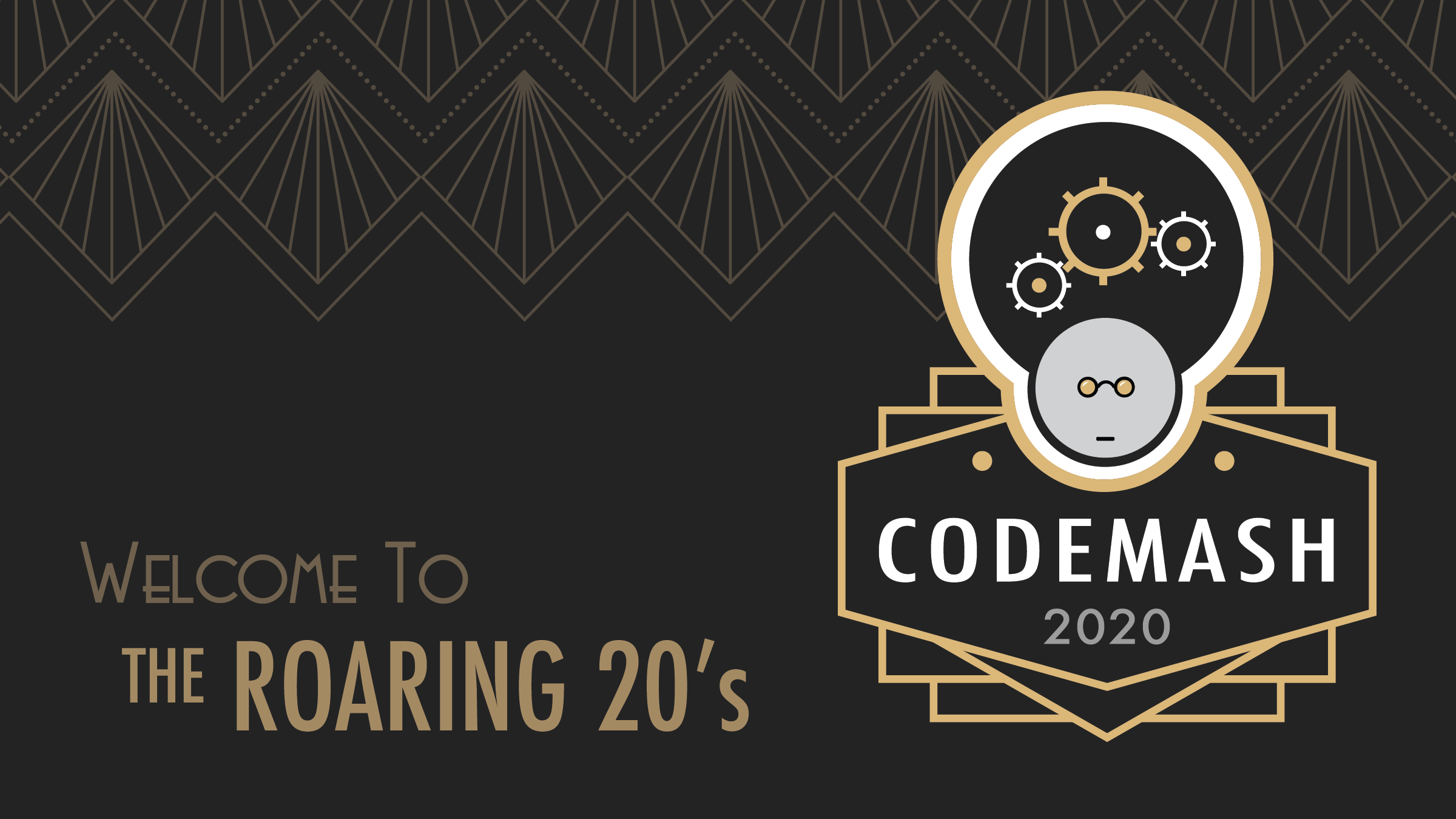 CodeMash graphic, welcome to the roaring twenties